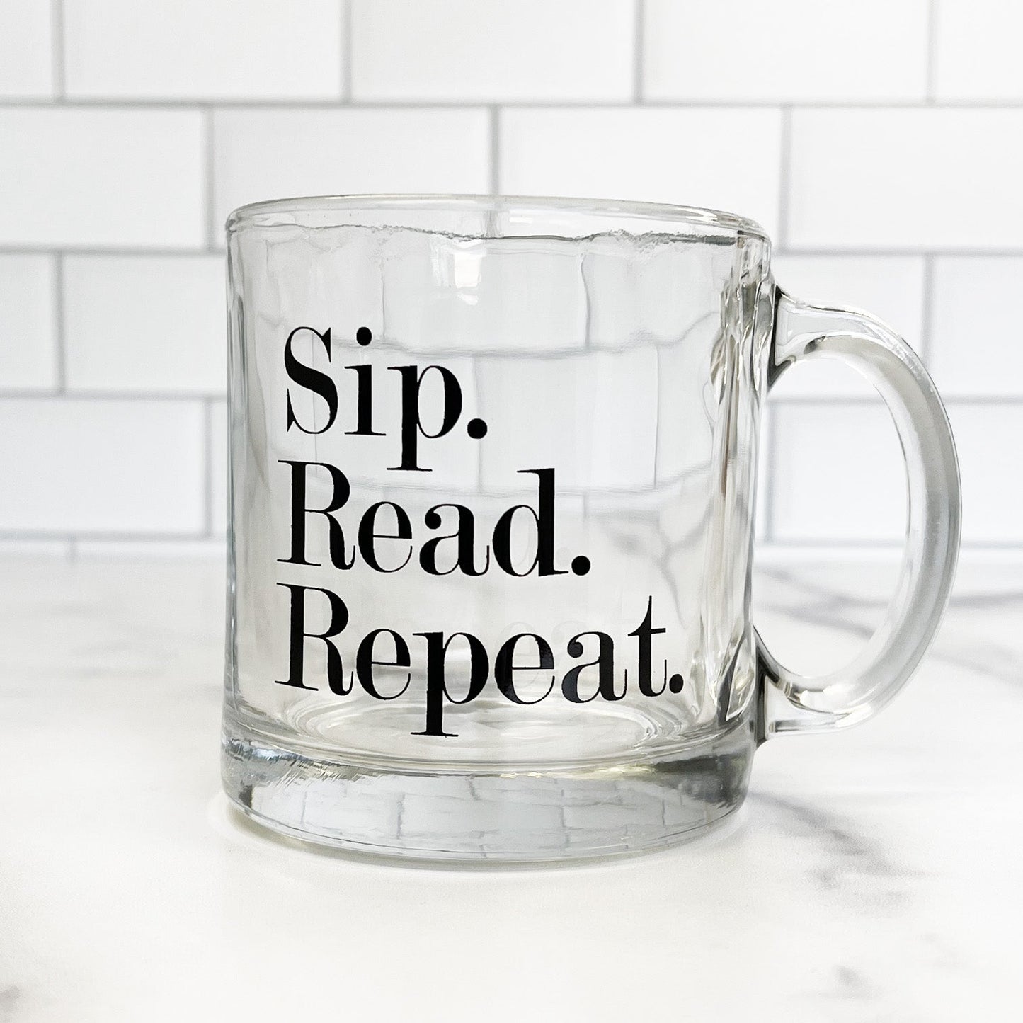 13oz Coffee or Tea Glass Mug