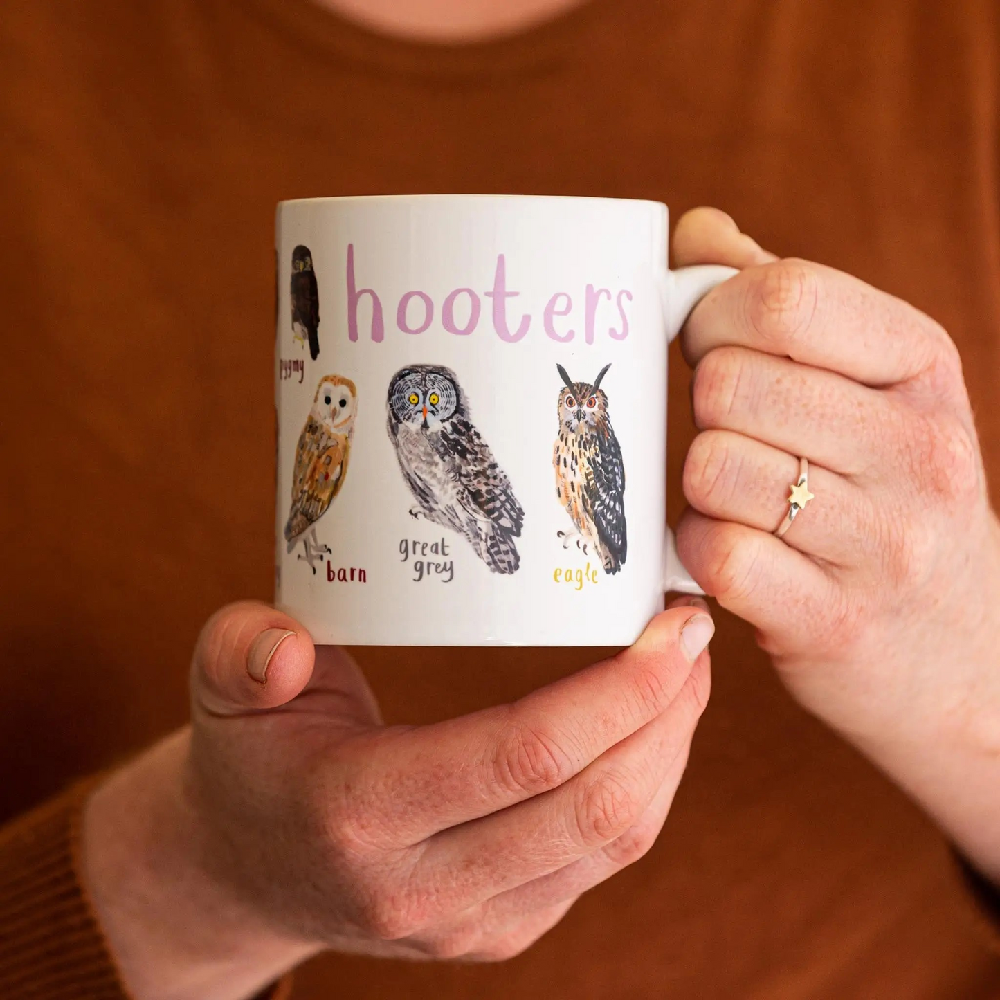 Owl Fowl Language Ceramic Coffee Tea Mug