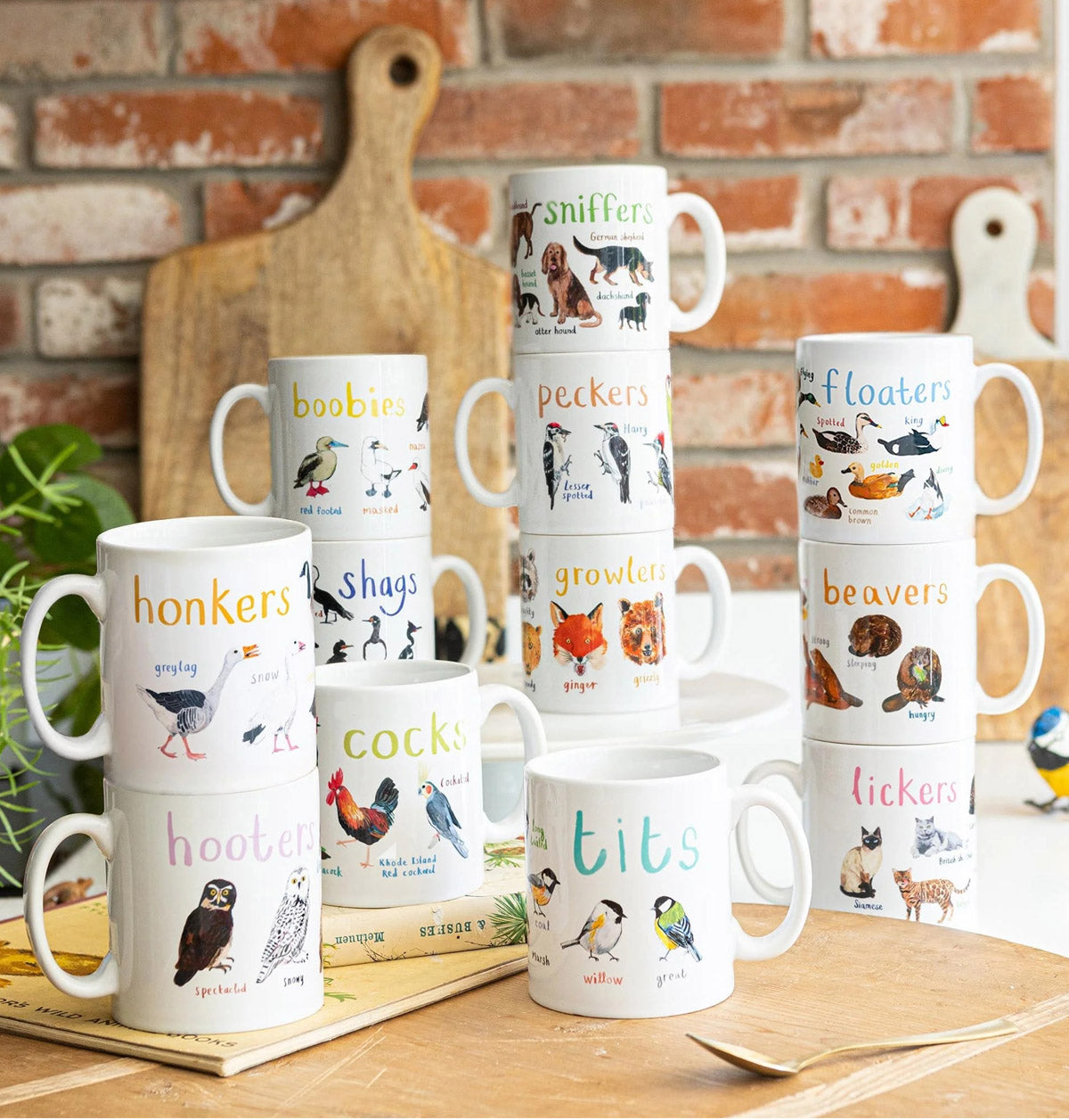 Peckers Bird Pun- Woodpecker Wildlife Nature Mug
