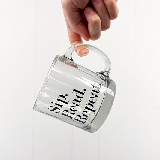 13oz Coffee or Tea Glass Mug