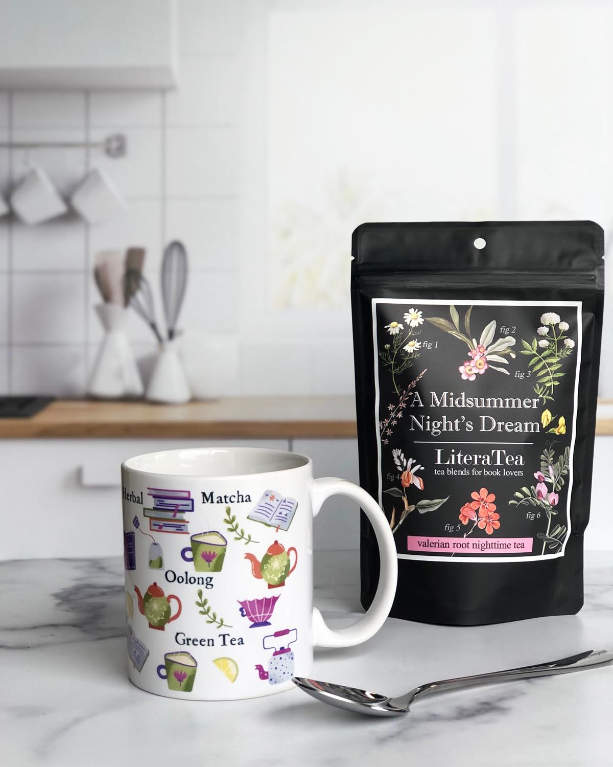 Literary Tea Lover Book Inspired 11oz Ceramic Mug