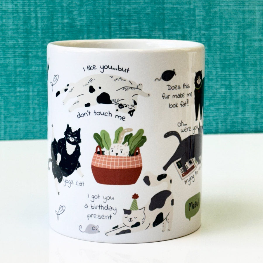 The Feisty Feline Crabby Cat 11oz Ceramic Mug