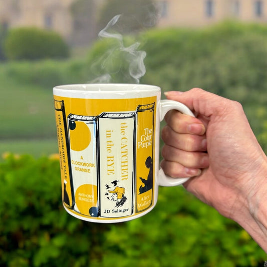 Banned Books Authors Book Spine Tea Coffee Mug