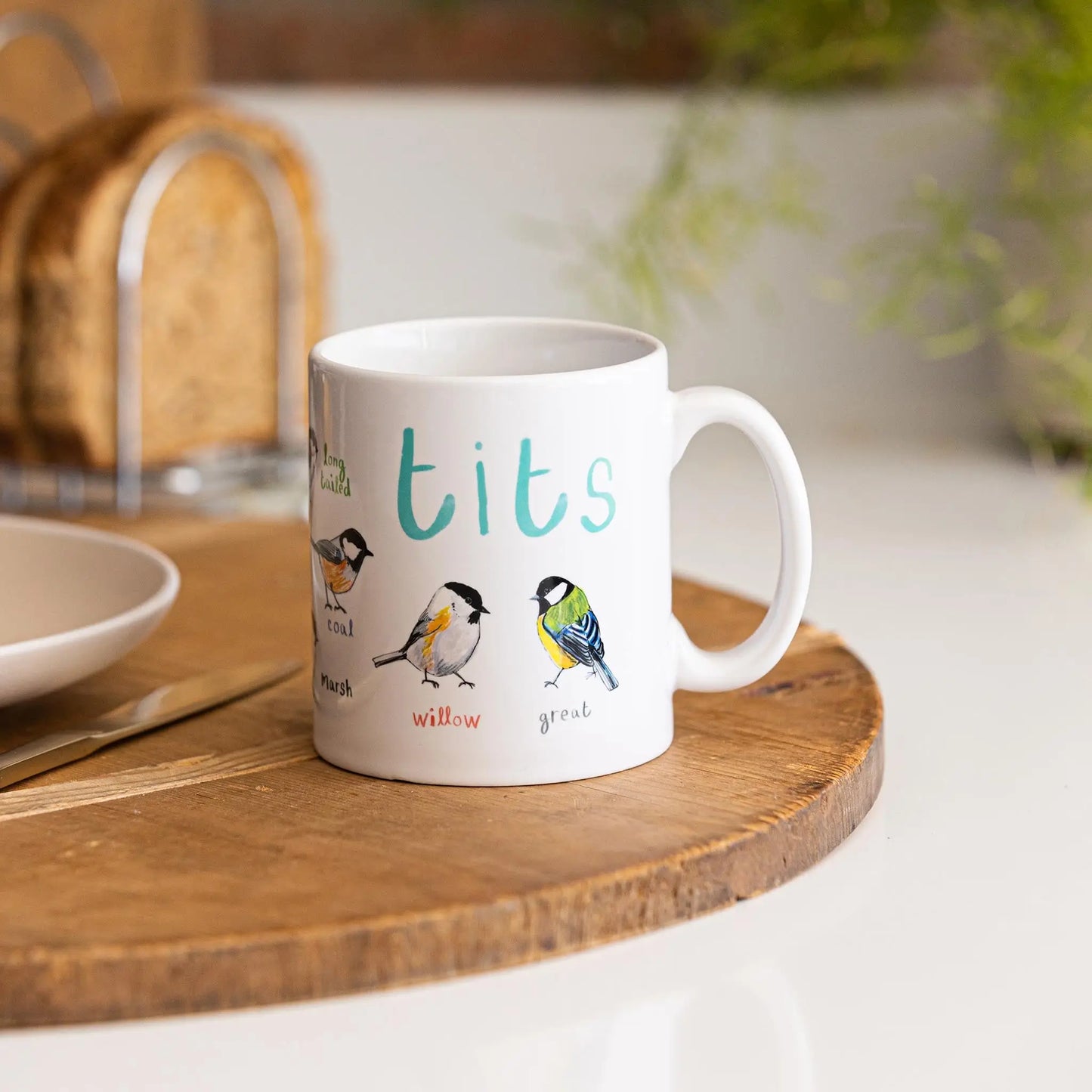 Tits Bird Pun Fowl Language Ceramic Coffee Tea Mug