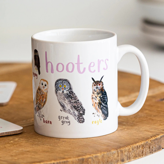 Owl Fowl Language Ceramic Coffee Tea Mug