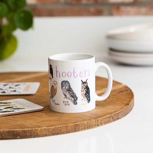 Owl Fowl Language Ceramic Coffee Tea Mug
