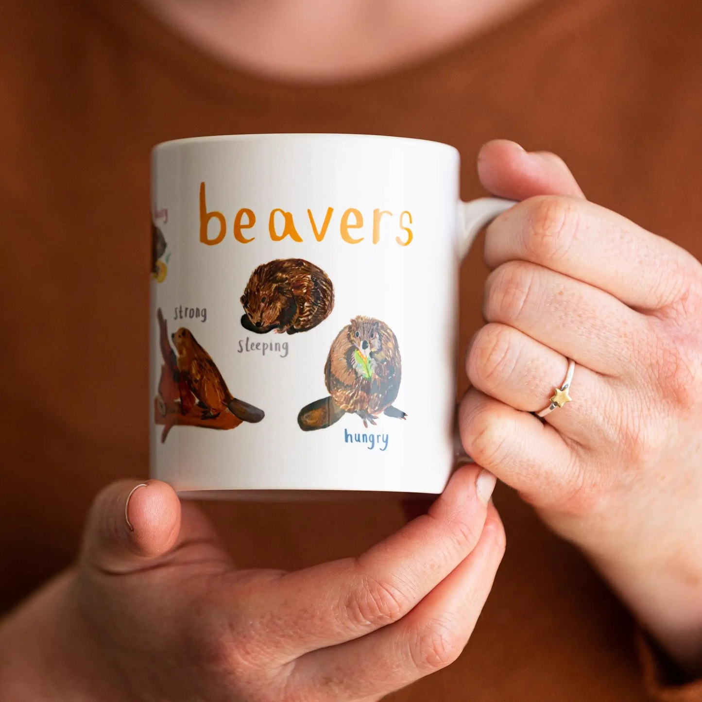 Beavers Animal Pun Ceramic Coffee Tea Mug